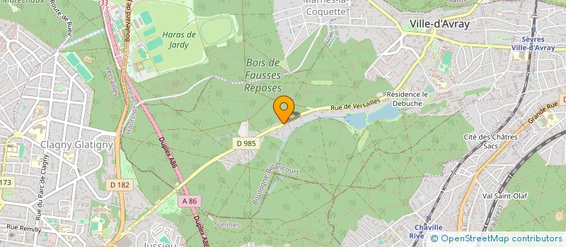 localisation de l'entreprise SCI SAINT-CYR RENARD  VILLE-D'AVRAY