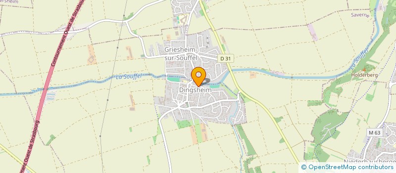 localisation de l'entreprise SCI SAINT CYRIAQUE  DINGSHEIM