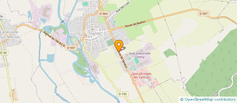 localisation de l'entreprise SCI SAINT DAGOBERT  STENAY