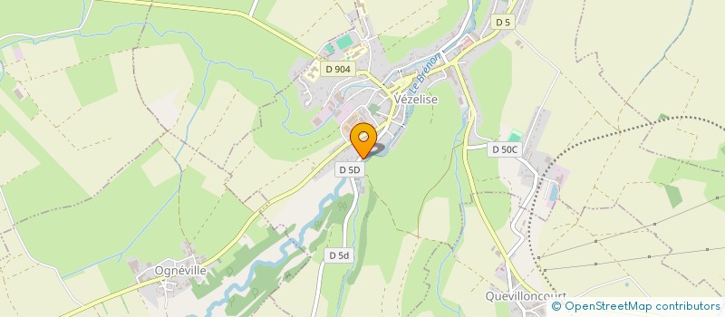 localisation de l'entreprise SCI SAINT DAMIEN  VEZELISE