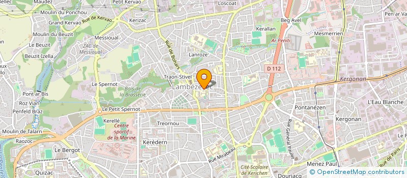 localisation de l'entreprise SCI SAINT DAMIEN  BREST