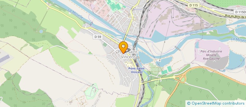 localisation de l'entreprise SCI SAINT-DART  PONT-SAINT-VINCENT