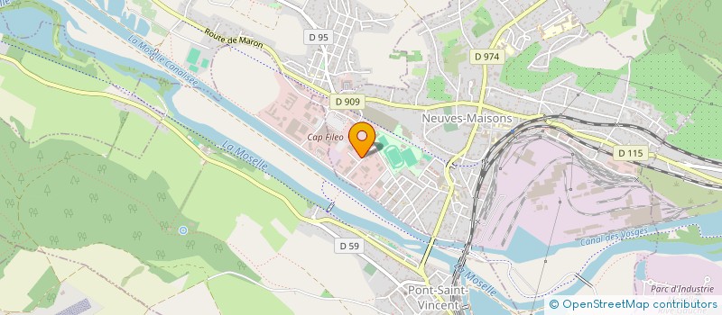 localisation de l'entreprise SCI SAINT DAVID  NEUVES-MAISONS