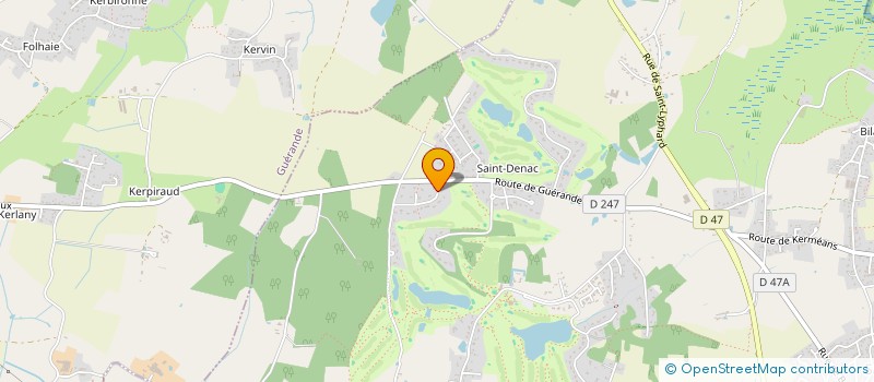 localisation de l'entreprise SCI SAINT-DENAC  SAINT-ANDRE-DES-EAUX