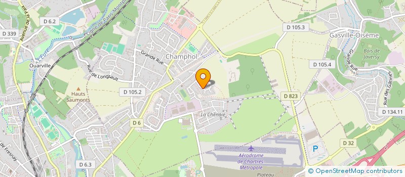 localisation de l'entreprise SCI SAINT DENIS 123 à CHAMPHOL