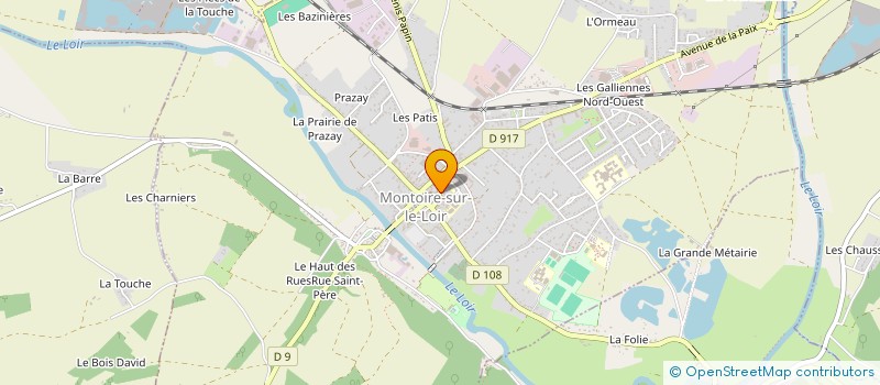 localisation de l'entreprise SCI SAINT DENIS  MONTOIRE-SUR-LE-LOIR