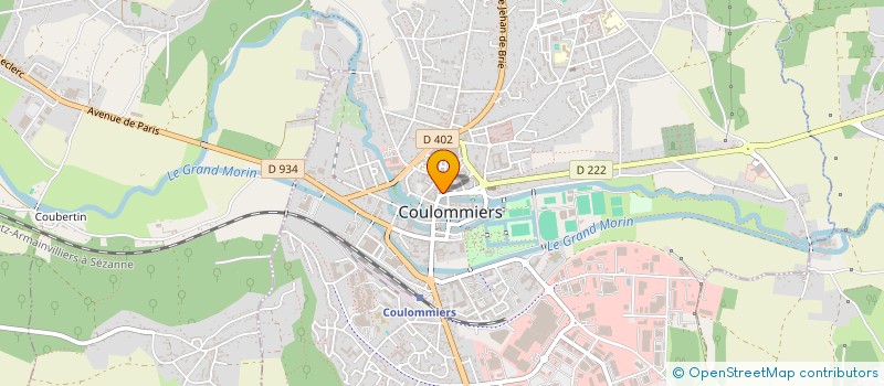 localisation de l'entreprise SCI SAINT DENIS  COULOMMIERS