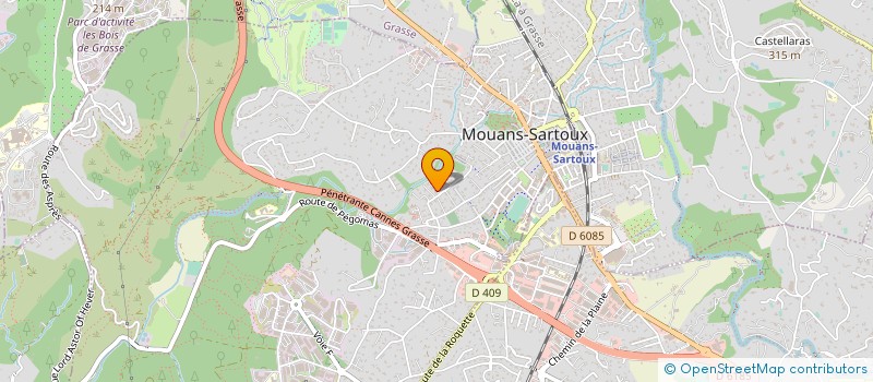 localisation de l'entreprise SCI SAINT DENIS à MOUANS-SARTOUX