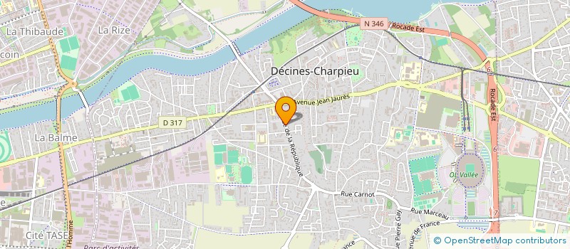 localisation de l'entreprise SCI SAINT-DENIS  DECINES-CHARPIEU