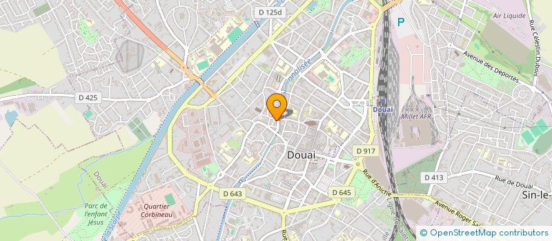 localisation de l'entreprise SCI SAINT DENIS à DOUAI