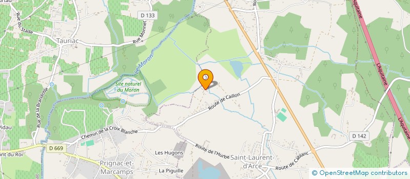 localisation de l'entreprise SCI SAINT DENIS  SAINT-LAURENT-D'ARCE