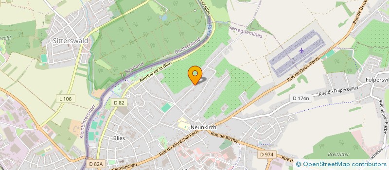 localisation de l'entreprise SCI SAINT DENIS à SARREGUEMINES