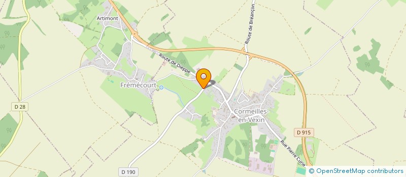 localisation de l'entreprise SCI SAINT DENIS  CORMEILLES-EN-VEXIN