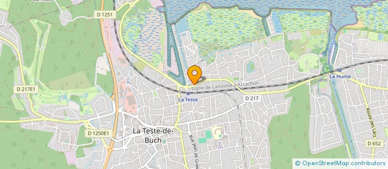 localisation de l'entreprise SCI SAINT DENIS BARADAT à LA TESTE-DE-BUCH