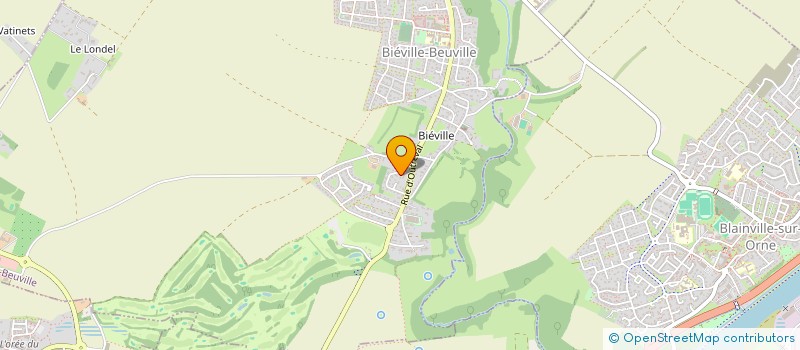 localisation de l'entreprise SCI SAINT DENIS BEAULIEU 55  BIEVILLE-BEUVILLE