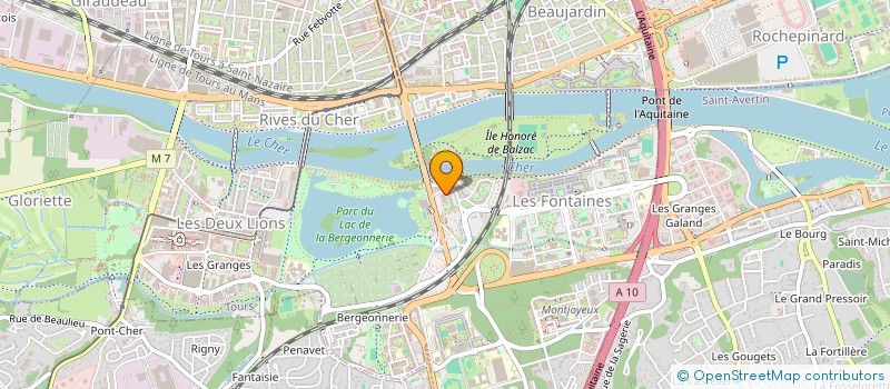 localisation de l'entreprise SCI SAINT DENIS DU SIG  TOURS