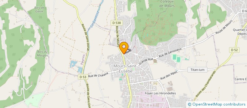 localisation de l'entreprise SCI SAINT DENIS LES AMANDIERS  MOURS-SAINT-EUSEBE