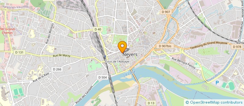 localisation de l'entreprise SCI SAINT DIDIER à NEVERS