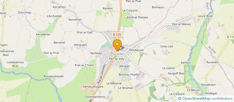 localisation de l'entreprise SCI SAINT DIDIER  PLOUIDER