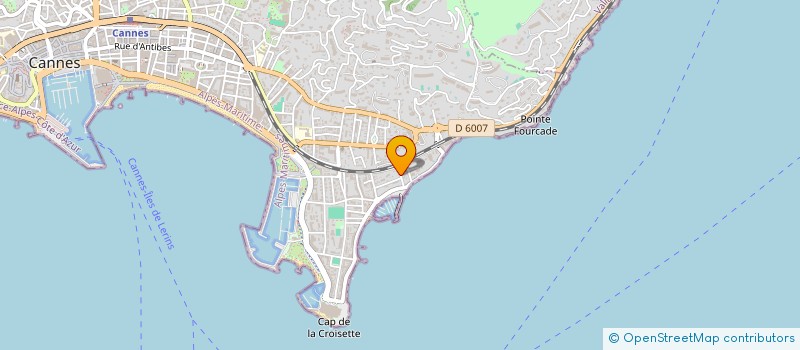 localisation de l'entreprise SCI SAINT-DIDIER à CANNES