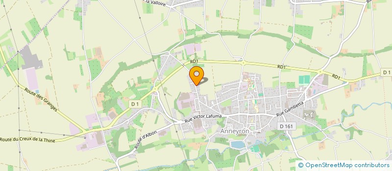 localisation de l'entreprise SCI SAINT DIDIER  ANNEYRON