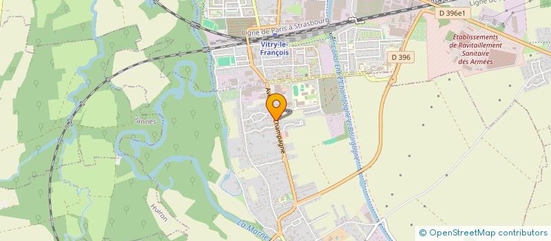 localisation de l'entreprise SCI SAINT DIZIER  FRIGNICOURT