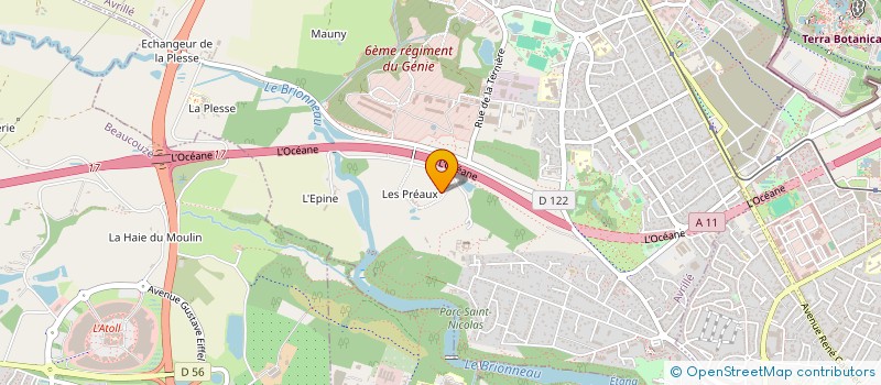 localisation de l'entreprise SCI SAINT DOMINIQUE à AVRILLE