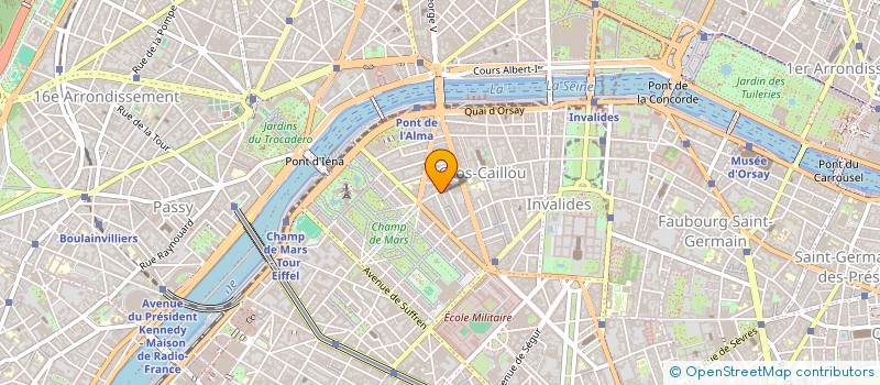 localisation de l'entreprise SCI SAINT DOMINIQUE  PARIS