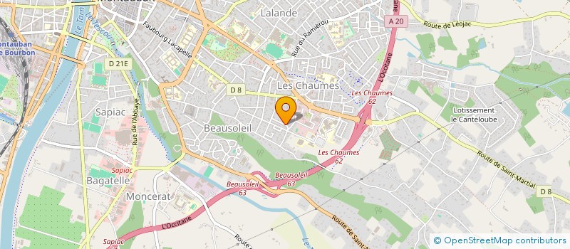 localisation de l'entreprise SCI SAINT DOMINIQUE  MONTAUBAN