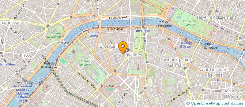 localisation de l'entreprise SCI SAINT DOMINIQUE  PARIS