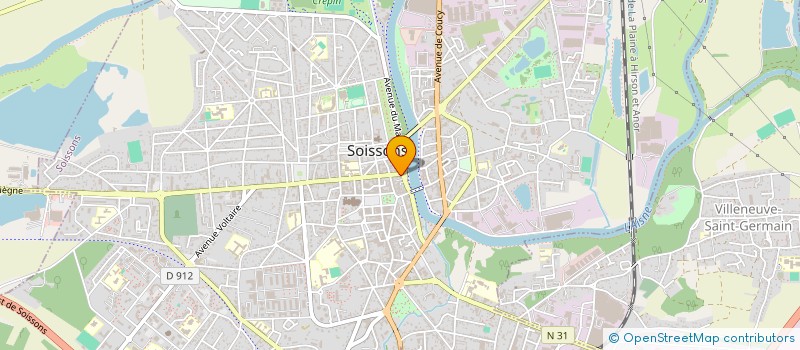 localisation de l'entreprise SCI SAINT DRAUSIUS à SOISSONS