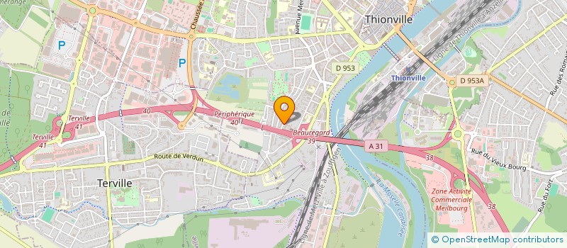 localisation de l'entreprise SCI SAINT-ELISABETH à THIONVILLE
