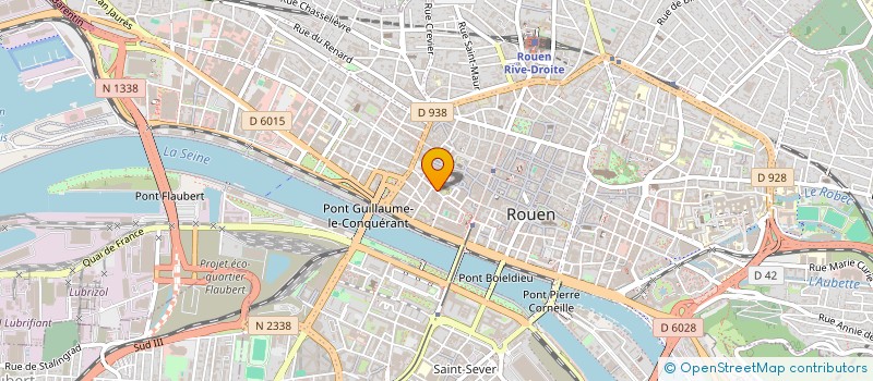 localisation de l'entreprise SCI SAINT ELOI 1972 à ROUEN