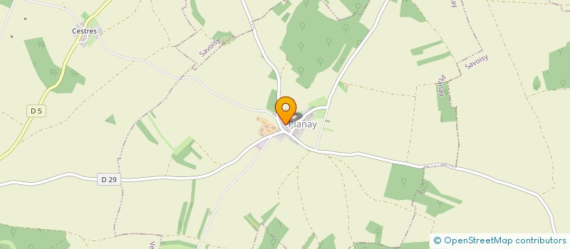 localisation de l'entreprise SCI SAINT ELOI 21  PLANAY