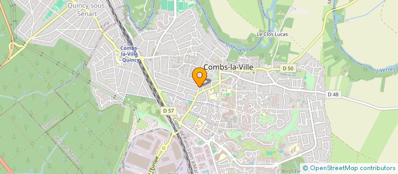 localisation de l'entreprise SCI SAINT ELOI  COMBS-LA-VILLE