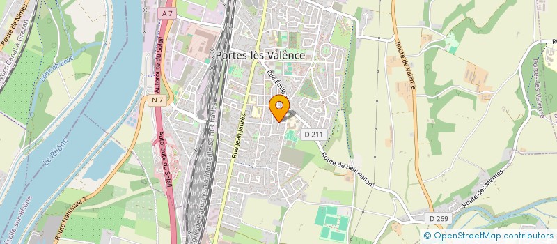 localisation de l'entreprise SCI SAINT ELOI  PORTES-LES-VALENCE