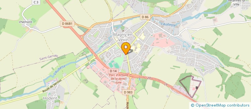 localisation de l'entreprise SCI SAINT ELOI  MAGNY-EN-VEXIN