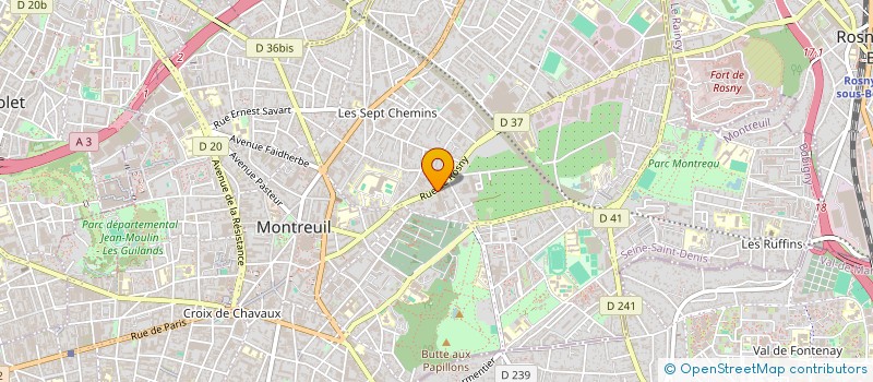 localisation de l'entreprise SCI SAINT ELOI à MONTREUIL