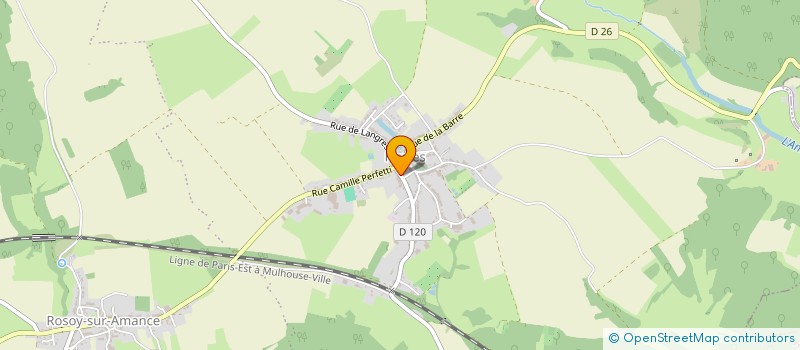 localisation de l'entreprise SCI SAINT ELOI à HAUTE-AMANCE