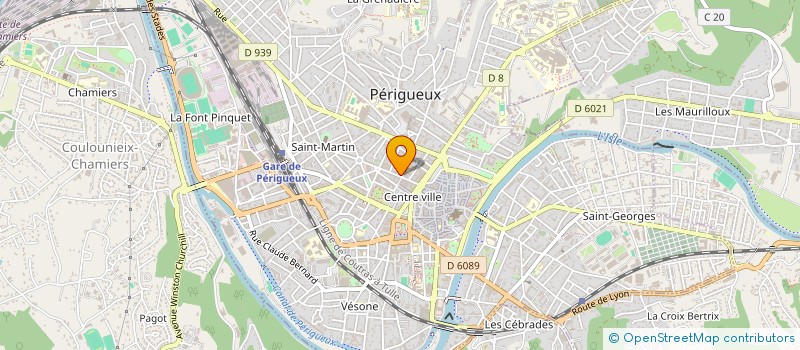 localisation de l'entreprise SCI SAINT ELOI à PERIGUEUX
