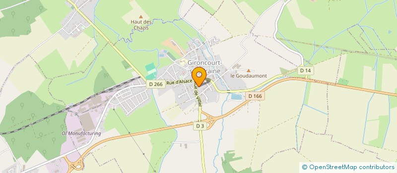 localisation de l'entreprise SCI SAINT ELOI  GIRONCOURT-SUR-VRAINE