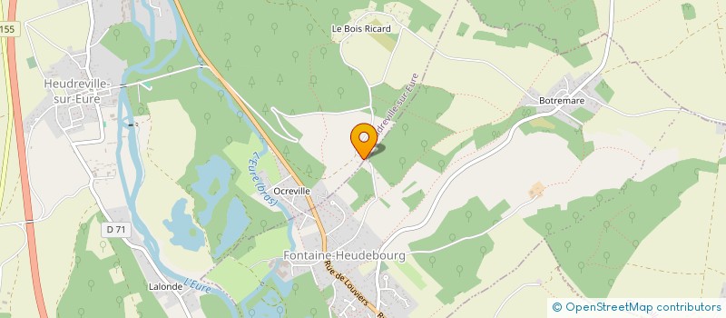 localisation de l'entreprise SCI SAINT-ELOI  HEUDREVILLE-SUR-EURE