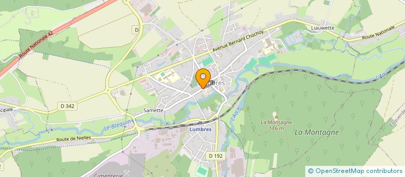 localisation de l'entreprise SCI SAINT ELOI  LUMBRES