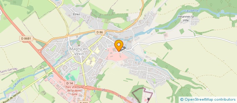 localisation de l'entreprise SCI SAINT ELOI DES AULNAIES  MAGNY-EN-VEXIN