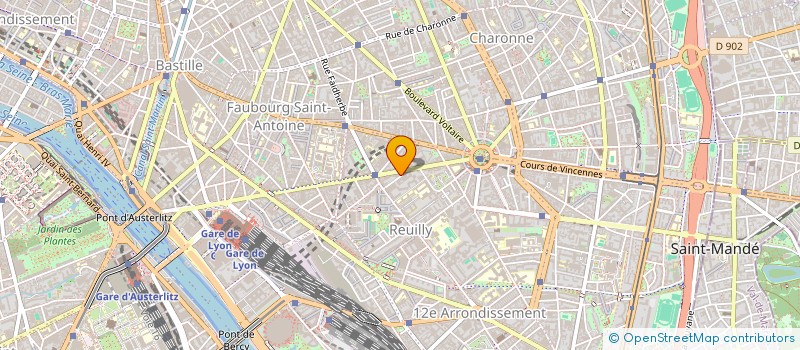 localisation de l'entreprise SCI SAINT ELOI RX  PARIS