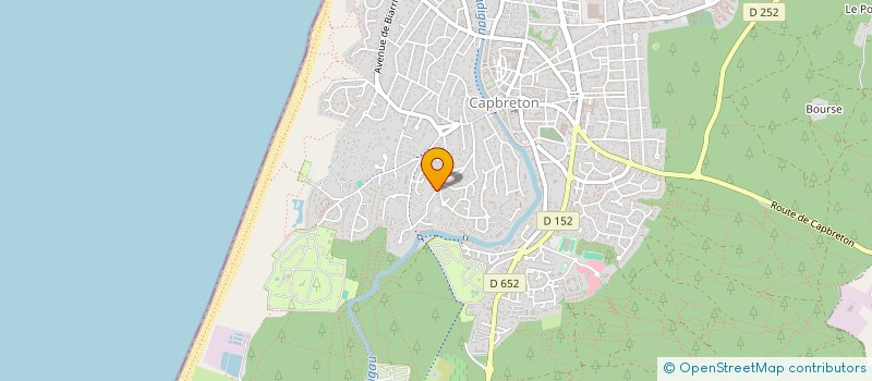 localisation de l'entreprise SCI SAINT ELOY  CAPBRETON