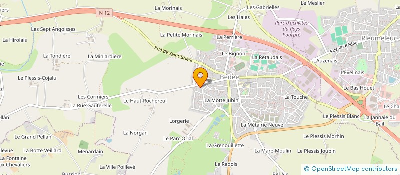 localisation de l'entreprise SCI SAINT ENIGUET  BEDEE