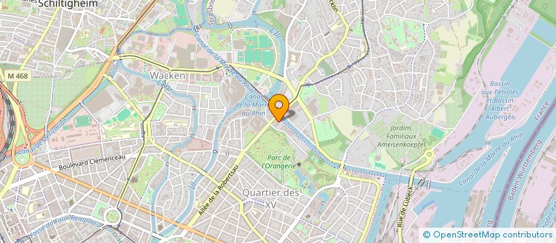 localisation de l'entreprise SCI SAINT ERASME  STRASBOURG