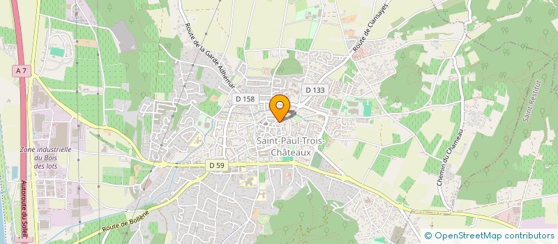 localisation de l'entreprise SCI SAINT ESTEVE  SAINT-PAUL-TROIS-CHATEAUX