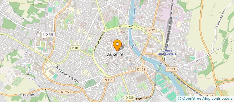localisation de l'entreprise SCI SAINT ETIENNE à AUXERRE